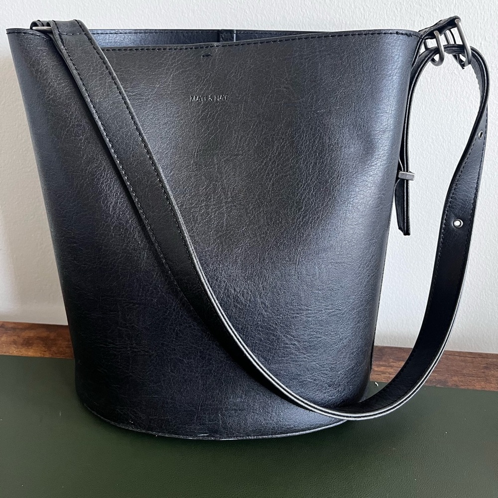 Matt & Nat Charcoal Bucket Bag